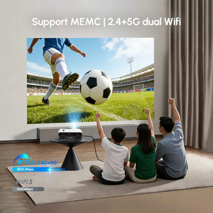 2026 new 4K Projector auto focus lens cap dual speaks Netfilx UHD home theater 2+64G 2.4+5G WiFi  MEMC gaming movie projectors