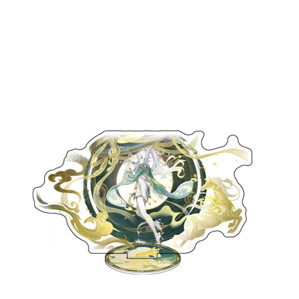 Anime Genshin Impact Figure VARKA ZIBAI Acrylic Stand Model Plate 1pc Desk Decor Standing Sign Game Fans Gift