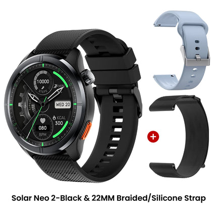 HAYLOU Solar Neo 2 Voice Calling Smartwatch 1.43'' HD AMOLED Display 24h Health Monitoring 150+ Sports Modes 1ATM Smart Watch