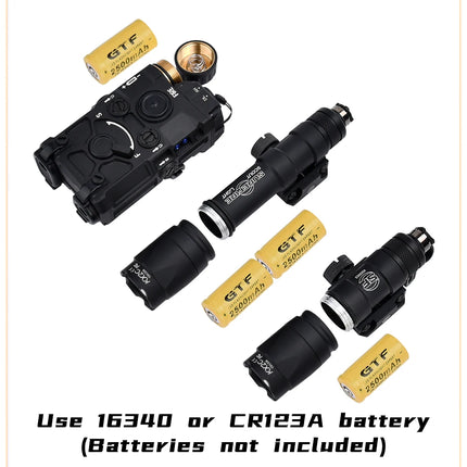 OGL Eotech Surefir Aluminum alloy flashlight combination M300 M600 White strobe flashlight With AXON double control switch peq