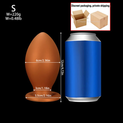 NEW Dragon Egg Anal Plug Xxl Fisting Anal Plug Smooth Silicone Butt Plug Prostate Sex Toy For Women/Men 18 Dilatador Anal Beads