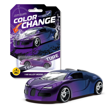 Alloy Off Road Model Mini Set Toy Racing Car 1:64 Color Changing Temperature Sensing Inertial Cars Model For Bath Pool Water Toy