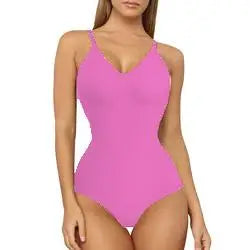 Large Size Shapewear Underwear  Design Button Closure Abdomen Control Bodysuit Butt Lifting One-Piece Suit for Women