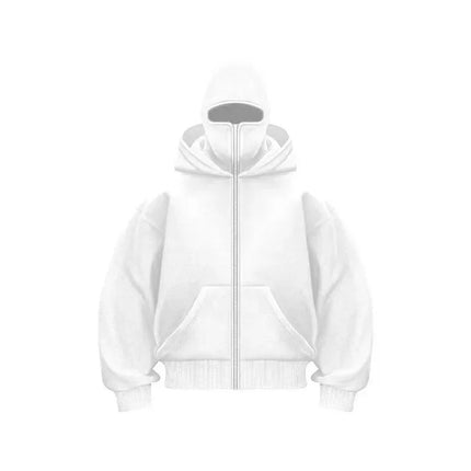2025new  Autumn/Winter Women's Balaclava Y2K Gothic Harajuku Winter New Hooded Sportswear Women's Hooded Mask Zipper Sportswear