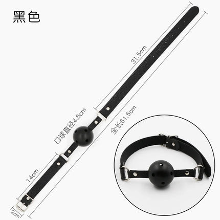 BDSM Silicone Bondage Ball Gag Sex Toys No Vibration Open Mouth Bondage Mouth Ball Woman Couples Adult Games Erotic Accessories