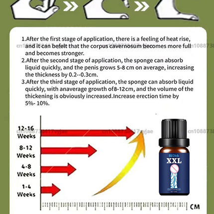 Penis Permanent Thickening Growth Man Massage Enlargement Oils Cock Erection Enhance Big Dick Enlarge Liquid Men Adult Products
