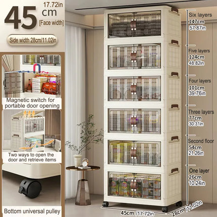 Folding Storage Cabinet Wardrobe / Armoire Rangement Pliable