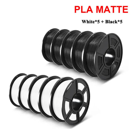 SUNLU 3D Filament PLA/PLA META/PETG/ABS/TPU/PLA MATTE 1.75mm 10Roll 1KG/0.5KG 3D Printer Filament for 3D Printer