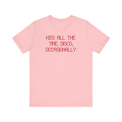 Harry Styles Kiss All the Time Disco Occasionally 2026 album Unisex 100%cotton shirt summer O-Neck Short Sleeve Tshirt fan gift