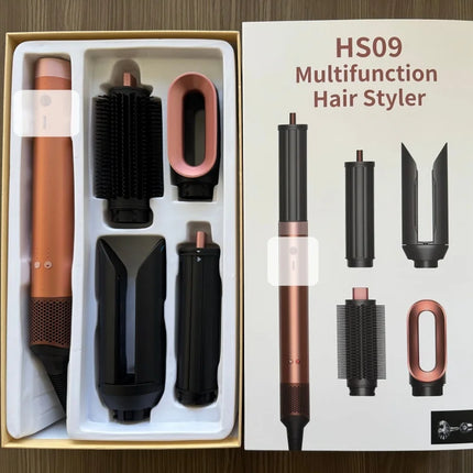 Professional Multi Hair Styler Hot Air Brush Curling Iron Barrel Hair Dryer Straightener Salon Grade for Versatile Hair Textures
