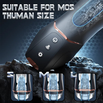 Male Masturbator Penis Pump Male Sex Toys for Men  Rotating Vibrating Sucking Licking Adult Toys Mens Sex Toys Pumps & Enlargers