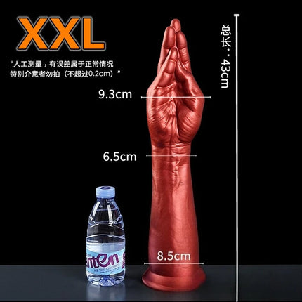 46cm Fist Hand Anal Plug Arm Dildo Vaginal Butt Dilator Deep Stimulator Anus Expander Big Dildo Masturbator Adult Anal Sex Toys