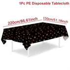 plastic tablecloth 6 / rectangle