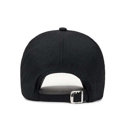 Summer Breathable Mesh Quick-Drying Hat Outdoor Sports Sun Hat Red Leather Label Sun Protection Sun Hat