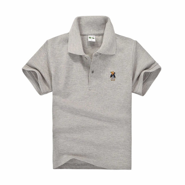 New Children Polo Shirt Solid Kids Boys Polo Shirts Korea Fashion Boys Designer Clothes School Uniform 2-14 Years