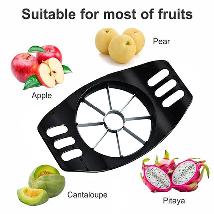 1PC-Apple slicer; large fruit slicer; fruit separator; fruit peeler; stainless steel divider; core removal tool.
