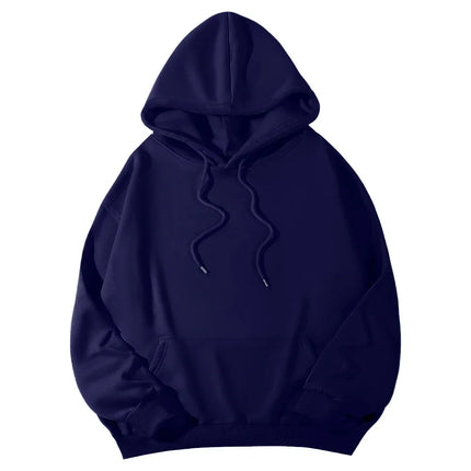 Autumn Winter Fleece Hoodies Fashion Casual Sweatshirts Men Women Harajuku Warm Oversized Pullovers 11 Colors Hip Hop Streetwear