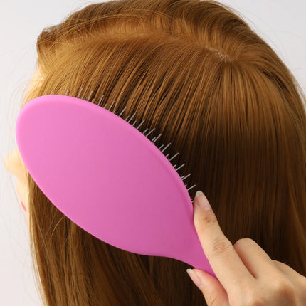 Matte Finish Boar Bristle Hair Brush Nylon Teeth Hair Extension Brush for Women Cushion Brush Hair Styling Smoothing Detangling
