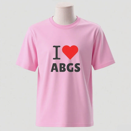 Funny Meme TShirt I Love Heart ABGs Funny Oddly Specific Joke Tee Trendy Gift Viral Prank Tiktok Twitter T-Shirt Cotton Tee Tops