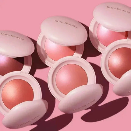 Rare Beauty High Gloss Powder Blusher Light Silky Portable Makeup Lasting Moisturizing Waterproof Natural Contouring Face Makeup