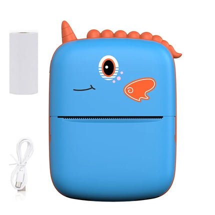 Bluetooth Mini Thermal Printer Portable HD Wireless Printing Mobile Phone Photo Title Note Student Error Label Printer Gift