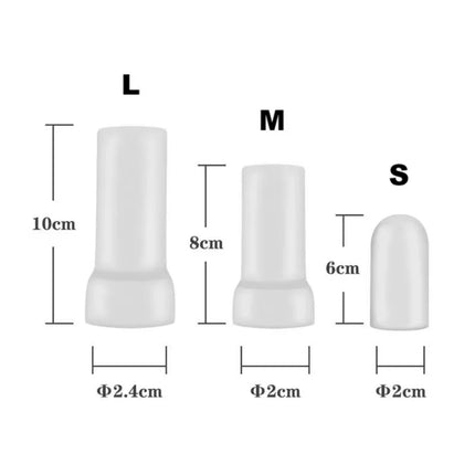 Vacuum Penis Pump Extender Kit Silicone Sleeve And Plastic Cup With Belt For Physical Traction Training
