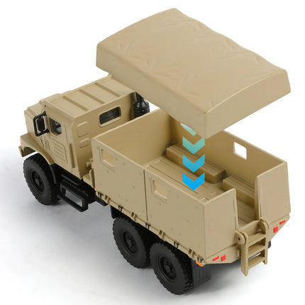 NUOTIE 1:64 MTVR MK23 Truck Model Toy Yellow Diecast Mil. Replica Detailed Display Collector Enthusiast Xmas Bday Gift Man Boy