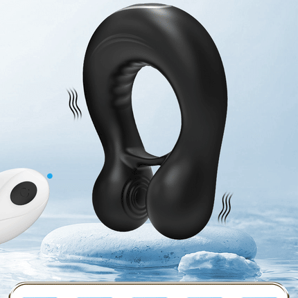 Vibrating Cock Ring Cockring Testicles Massager Penis Vibrators for Men Couple Male Delay Ejaculation Sex Toy for Adults 18