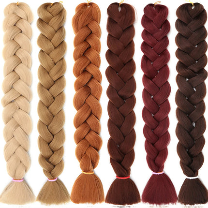2026 82 Inch Long Jumbo Braiding Hair Synthetic Braids Crochet Hair Extensions 165g Pre Stretched Braid Wholesale For  Women