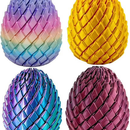 Twisty Fidget Egg 3D Printed Toys Sensory Desk Toys Stress Relief Easter Basket Stuffers Small Gifts