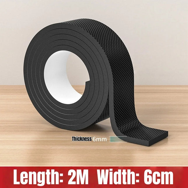 DIY Anti-slip Furniture Pads Mute Mats Bumper Damper Thick Non-Slip Pad Foot Cover Self Adhesive Table Chair Foot Protection Pad