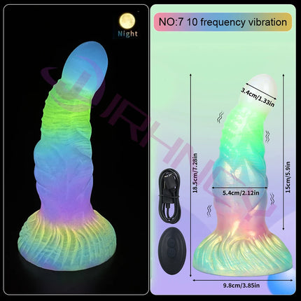 Vibrator Anal Dildos for Women Masturbator Consolador Silicone 10 Frequency Vibrador Anal Plug 18+ G Spot Clitoral Stimulator