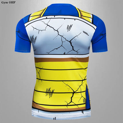 MMA Rashguard Jiu Jitsu Bjj T-Shirt Men Compression Shirts Quick Dry Gym Running Sports Tops Tee Boxing Jersey Mens T Shirt