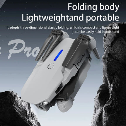 E88 Air Screen Control Drone Professional Wide RC Dron HD 4K Camera Foldable Helicopter Aircraft Quadcopter Drone Kid Gift Toys