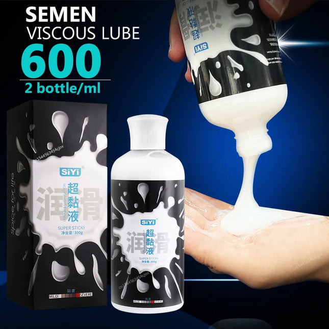 Japan Lubricant For Sex 500ml Sex Semen Viscous Lube For Couples Vagina Anal Oil Lubrication Intimate Goods Sex Toys Exciter 18+