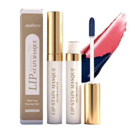 Matte Tear off Lip Gloss Peel off Lip Stain Reveal Long Lasting Waterproof Hydrating Tinted Natural Lip Gloss Makeup 3 Colors