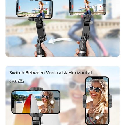 Handheld Gimbal Stabilizer Selfie Stick Tripod For iPhone Android Cell Phone Mobile Smartphone Camera Hand Portable Cellphone