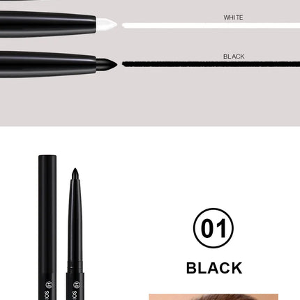 Matte/Pearlescent Eyeliner Gel Pencil Smooth Waterproof White Black Eye Liner Lying Silkworm Pen Cream Makeup for Eyes