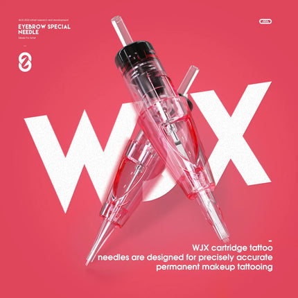 WJX Permanent Makeup Needles Disposable Cartridge 20pcs RL Round Liner 0.16/0.18/0.2/0.25/0.3/0.35mm for Art Make Tattoo Supply