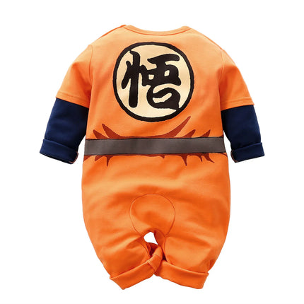 IURNXB Newborn Costume Role Play Anime Style Onesie Cotton Comfortable Soft Romper Long Sleeved Baby Bodysuit Spring Fall 0-24M