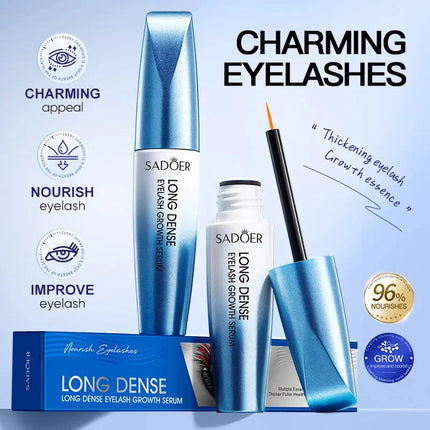 Fast Eyelash Growth Serum Natural Eyelashes Enhancer Longer Thicker Eyebrows Lift Essence Fuller Lashes Eye Care Korean Cosmetic