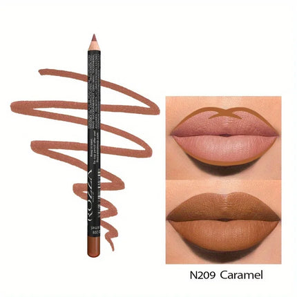 14 Colors Matte Lipstick Pencil Long-lasting Waterproof Lip Pencils High Pigmented Lips Liner Lip Beauty Make Up Tools Nude Pink