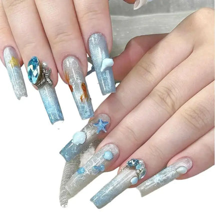 Quickly Blooming Ocean Wave Marble Blossom Gel Polish Semi Permanent Soak Off Bubble Varnish For DIY Nail Art