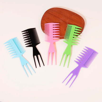 Double sided large teeth comb, anti-static curly hair styling, suitable for hair salons,special for real hair wigs