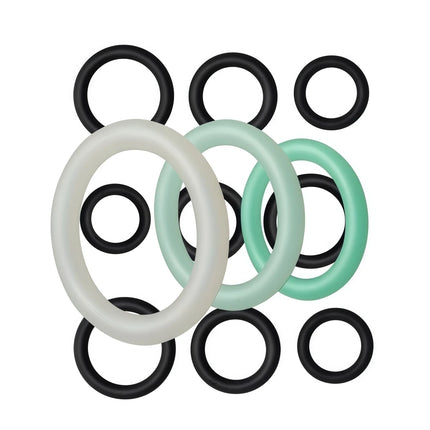3PCS Silicone Penis Rings Set Delay Ejaculation Glow In Dark Male Endurance Enhancer Sperm Lock Intimate Couple Adult Toys