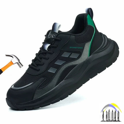 Steel Toe Shoes for men women comfortable lightweight work safety shoes Anti-Puncture safety toe sneakers work protection boots