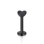 Heart Black / 1.2x8mm