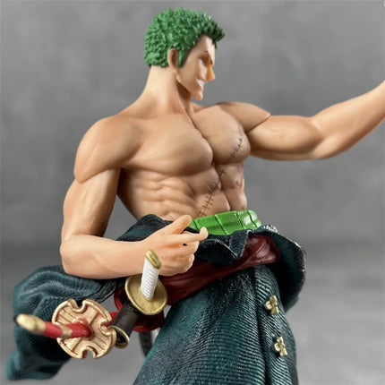 Hot Sale One Piece 50cm Roronoa Zoro Anime Action Figures Model Toys Pvc Statue Roronoa Zoro Model Statue Dolls Birthday Gift