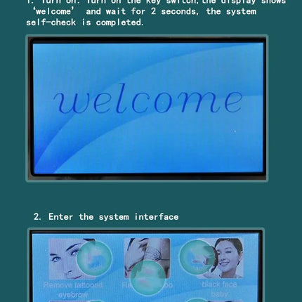 New Hot Product Arrival Eyebrow Washing Machine 1064nm & 532nm Switched Machine Eyebrow Pigment Wrinkle Removal beaut Products
