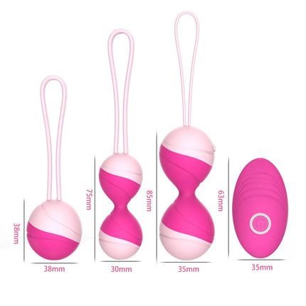2026 New Upgrade Kegel Balls Vibrating Egg Sex Toys For Woman Wireless Remote Vaginal Tighten Exercise 10 Speed Vbrator Adult